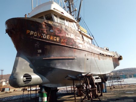 2018 ремонт судна Провиденс